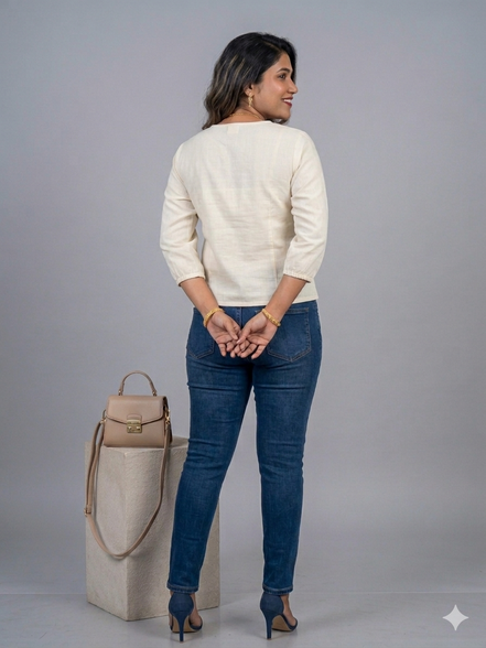 Meadow Whisper Angrakha Crop Top